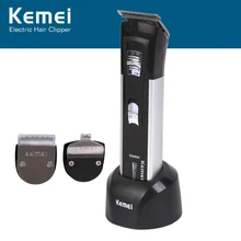 Kemei KM-3006 машинка для стрижки волос 3-в-1 с бритье слово режущая головка многофункциональные ножницы для волос электрическая машинка для стрижки волос