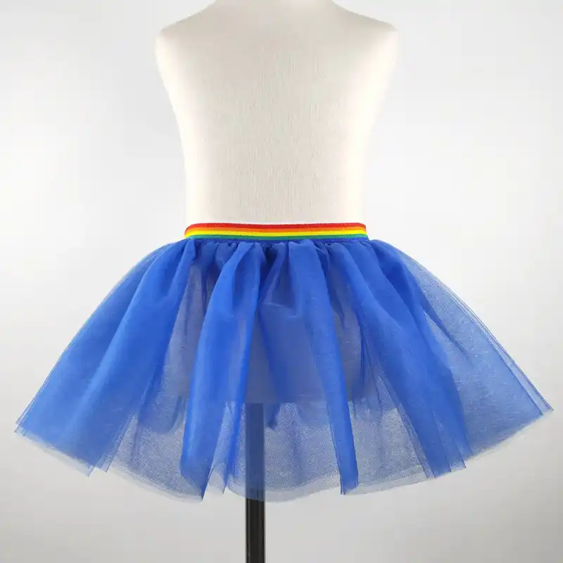 girls blue tutu skirt