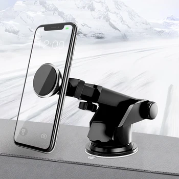 

Suporte Porta Celular Windshield Universal Magnetic Telefon telefoonhouder auto Mobile Phone Stand Car Holder Smartphone Voiture