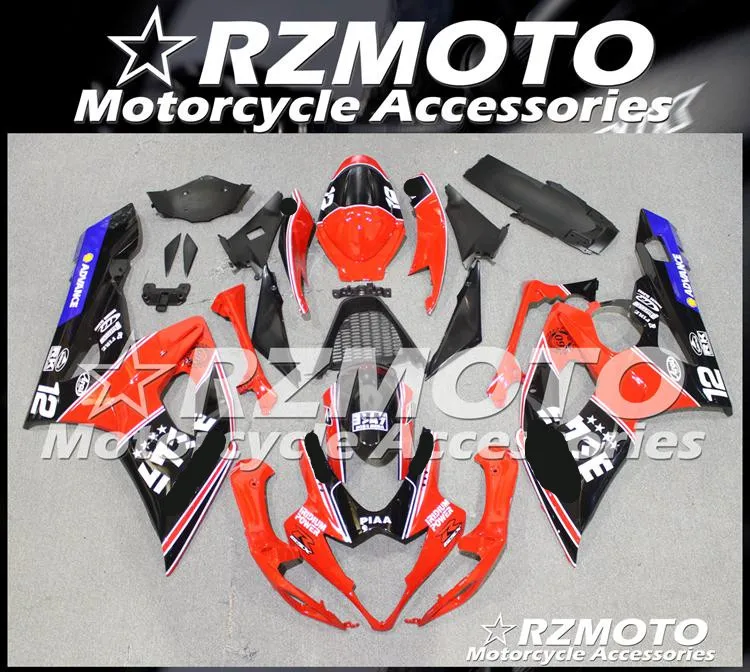 ABS мотоцикл обтекатель комплект для SUZUKI GSXR1000 K5 2005-06 год кузов литья под давлением Магазин № 1040