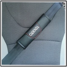 Для Kia Cadenza углеродное волокно кожаная накладка для ремня безопасности автомобиля Авто Ремень безопасности Наплечная Накладка для стайлинга автомобилей
