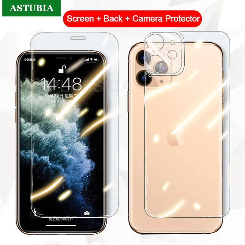 Защитное стекло для экрана и объектива камеры iPhone 11 12 Pro Max закаленное | Мобильные