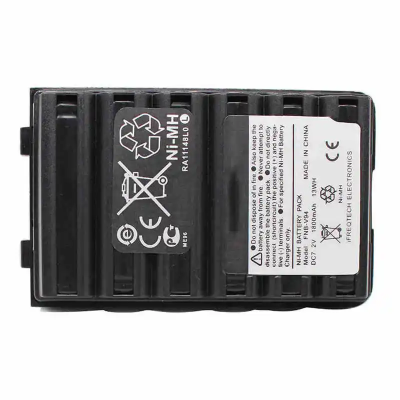 RISE-Fnb-V94 Fnb-83 Fnb-V57 1800 мА/ч, Батарея для Yaesu Vertex Vx210 Vx400 Vx170 Ft-60