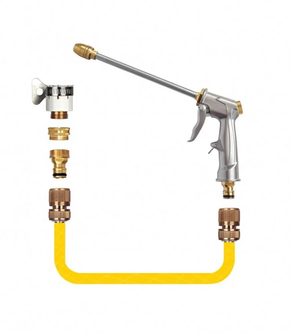 Ceny OPQR myjnia samochodowa wysokociśnieniowa myjnia bezdotykowa podlewanie trawnik ogród metal mosiądz dysza ogród długi pręt