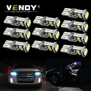 

10pcs W5W T10 car LED Light Lamp Bulb Canbus For Nissan Qashqai Tiida New Teana SYLPHY Juke Xtrail Almera NV200 Altima no error