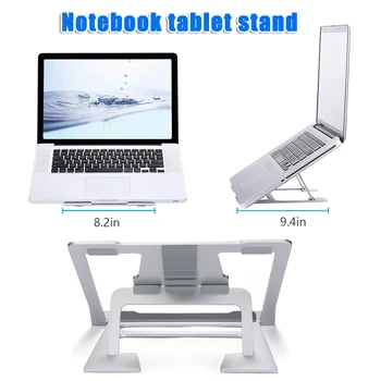 

Laptop Stand Ventilated Portable Notebook Riser Multi-Angle Adjustable Anti-Slip Mount GK99