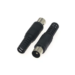 9.5mm Cable TV  Male Jack Welding Free Antenna Male Wire Connectors  Plug Terminals Adapter Electric  2/5/10 pcs