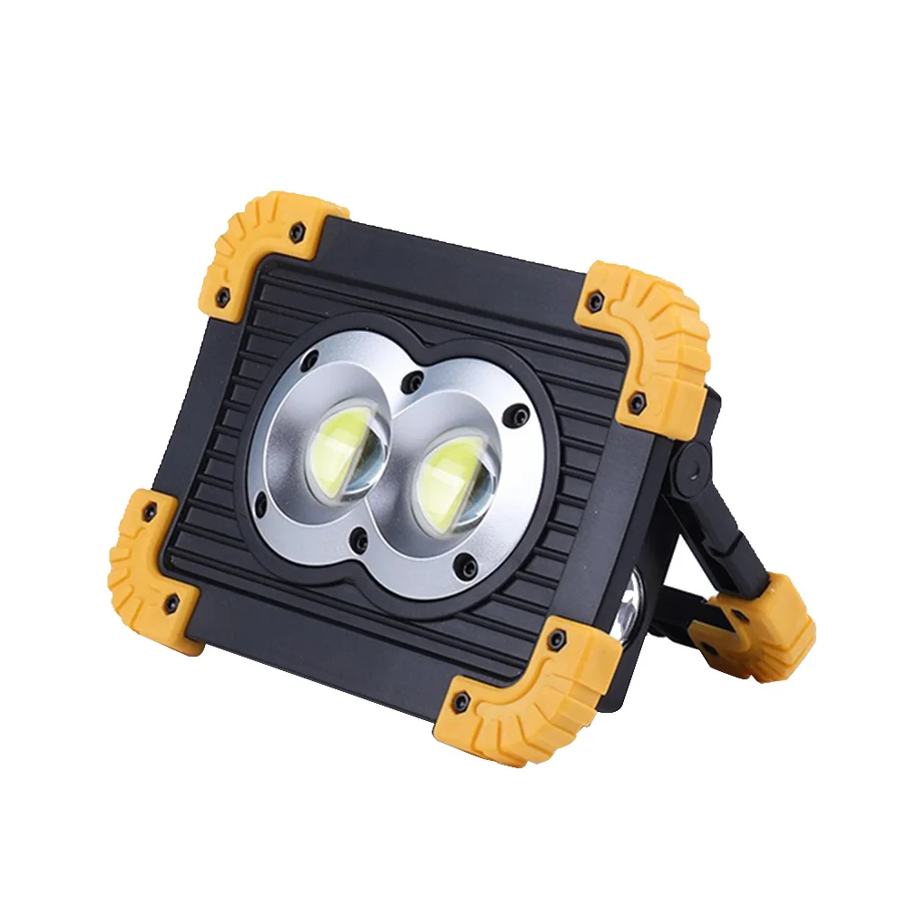 

LED Portable Spotlight COB Work Light Rechargeable Outdoor Light for Hunting Camping Lantern Flashlight