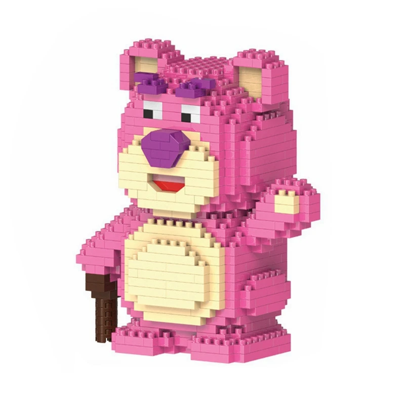 

551Pcs Toy Story 4 Figures Lotso Movie Cartoon Anime Toy Compatible Legoing Creator Diamond Small Particle Building Blocks Toys