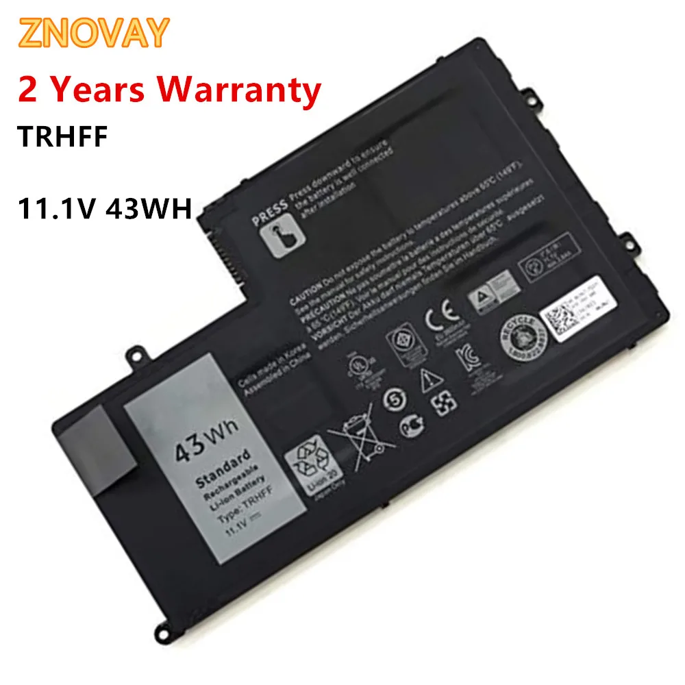 Аккумулятор для ноутбука 11 1 В 43WH TRHFF совместим с Dell Inspiron 14 14-5447 15-5547 Maple 3C DL011307-PRR13G01
