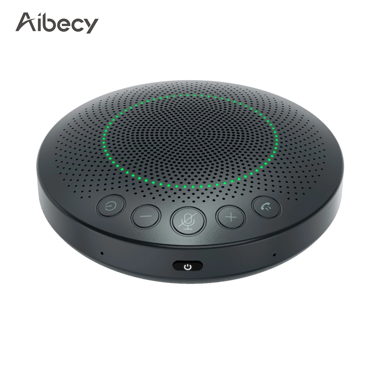 Всенаправленная BT Колонка Aibecy микрофон для конференц-связи компьютерный 360 °
