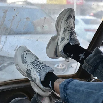 

Men's casual shoes non-slip shock absorption sports shoes men Masculino Adulto breathable trend Zapatillas Hombre flat shoes