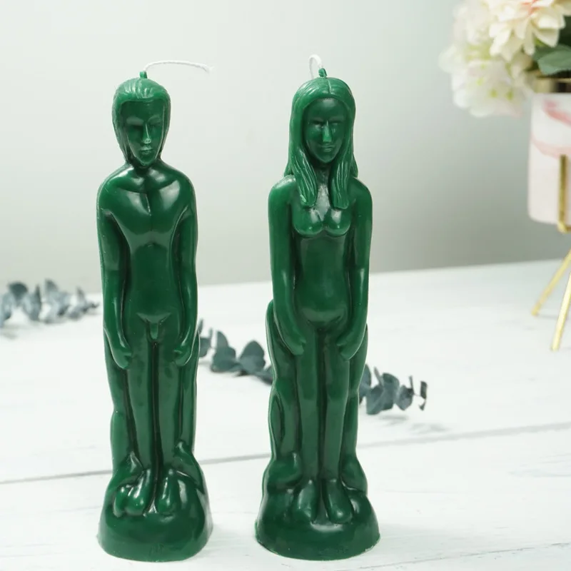 Купить с кэшбэком Fashion DIY Human Shape Body Candle Molds Form for