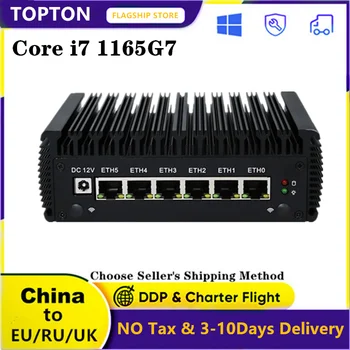Mini PC Intel Core i5 6LAN RJ45 COM 4*USB HDMI AES-NI Gateway Server Firewall Router 1