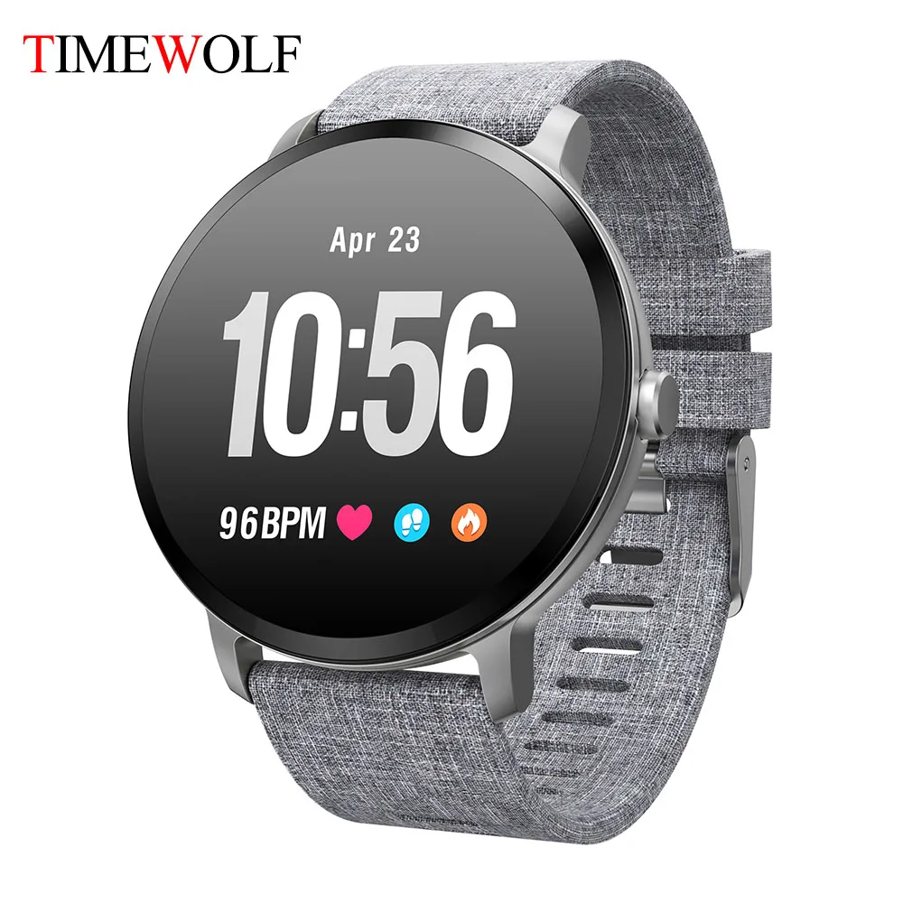 Часы Timewolf для мужчин и женщин Смарт часы IP67 Водонепроницаемый Шагомер фитнес