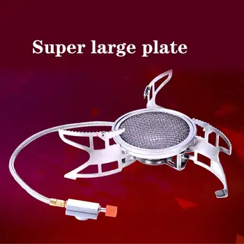 

3800W Stove Outdoor Camping Tool Windproof Stove Gas Stove Portable Picnic Gas Stove Camping Picnic Stove for Table Cn(origin)