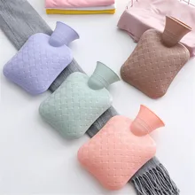 Зимняя защита ПВХ бутылка для горячей воды большая портативная бутылка для горячей воды теплая рука