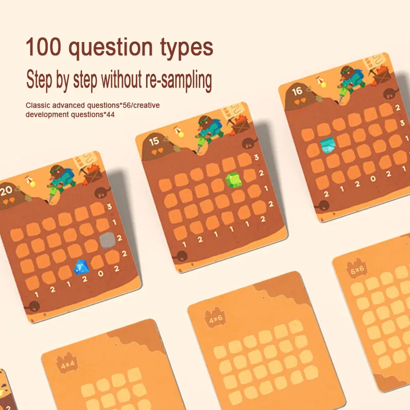 Mideer Magnetic Digging Mole Gem Brain Treasure Board Game Portable Fancy Sudoku Ladder Training Logic Toy Children Kids 4Y+ 4