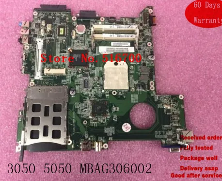 Протестированная материнская плата MB.AG306.002 для ACER Aspire 3050 5050 MBAG306002 DA0ZR3MB6E0 |