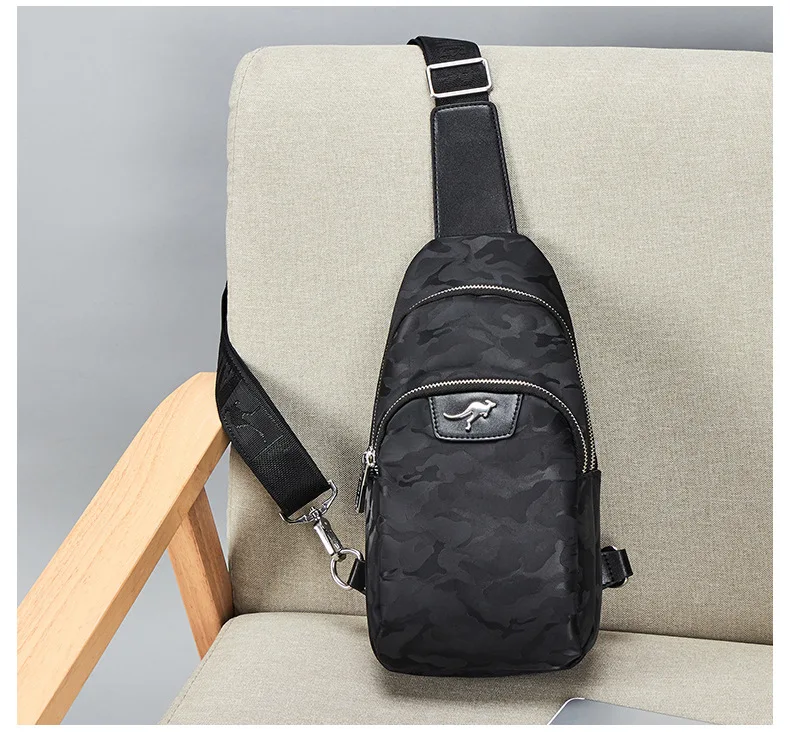 Роскошная брендовая нагрудная сумка для мужчин, повседневная сумка через плечо, нагрудная сумка из текстиля, водонепроницаемая оксфордская сумка путешественника, мужская сумка-мессенджер