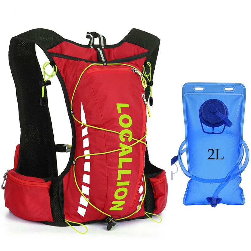 10L Женский Мужской марафон жилет-рюкзак против обезвоживания для 2L сумка для воды велосипедный походный мешок для спорта на открытом воздухе - Цвет: 11