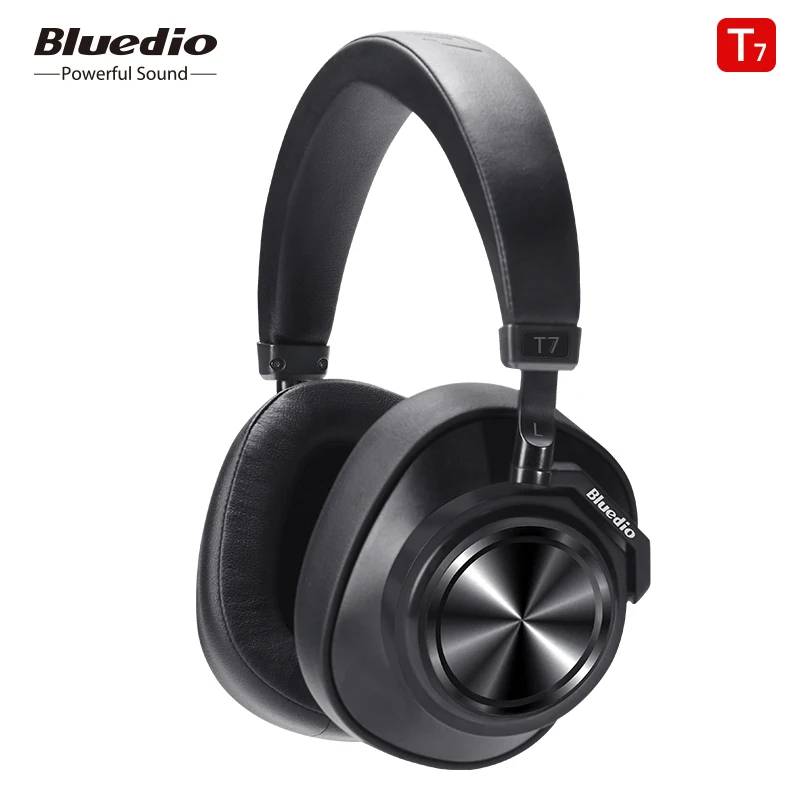 

Bluedio T7 Bluetooth Headphones User-defined Active Noise Cancelling Wireless Headset for phones and music with face recognition