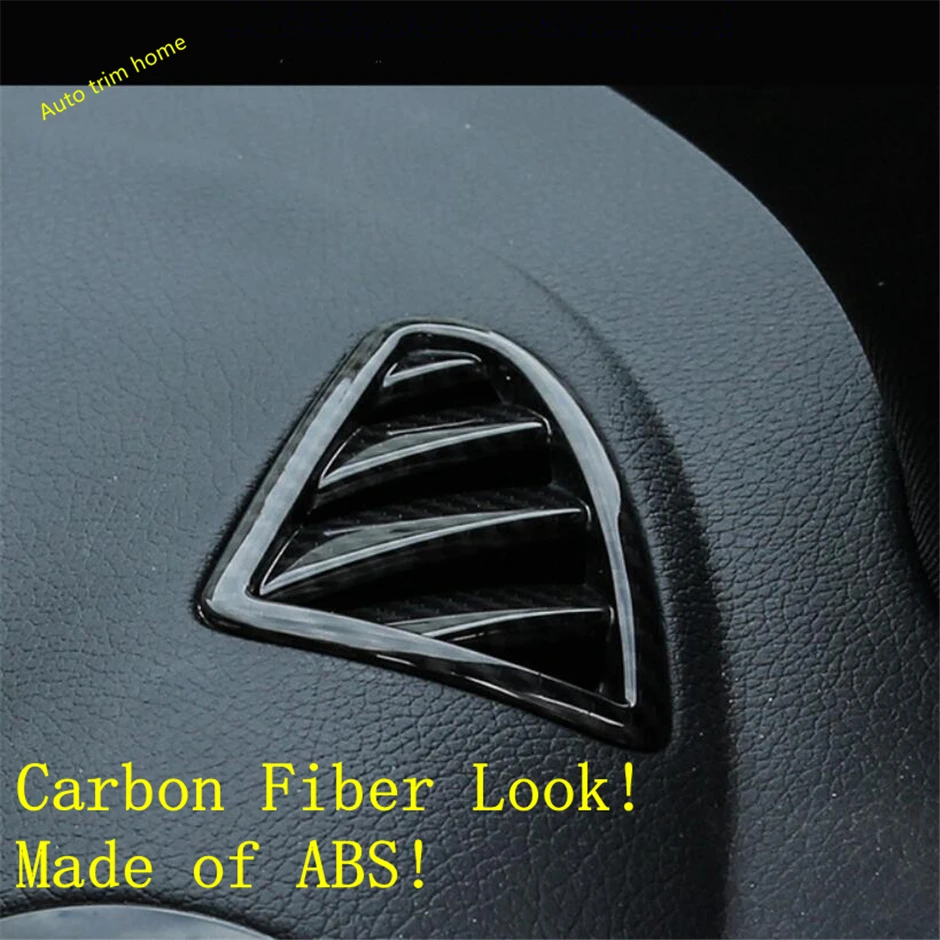 

Dashboard Air Conditioning AC Vent Outlet Cover Trim For Mercedes-Benz B W247 Class 2019 - 2022 Carbon Fiber Interior Refit Kit