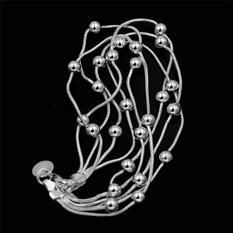 imixlot Five Rows Metal Bracelets Exaggerated Multi-layer Bracelets Unisex Jewelry Fashion Bangles