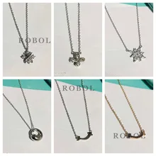 XL TFX TIFF RLLEN высокое качество Оригинальное Модное Элегантное ожерелье подвеска DIY ювелирные изделия подарок для женщин