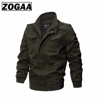 

ZOGAA Autumn Winter Mens Jacket Coat Windbreaker Overcoat Thick Warm Army Military Male Jacket Outerwear Casual Coat Men S-6XL
