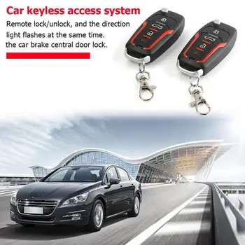 

Car Remote Central Locking Kit All-plastic Waterproof One-piece Design CK013 Door Lock Keyless Alarm System with Remote