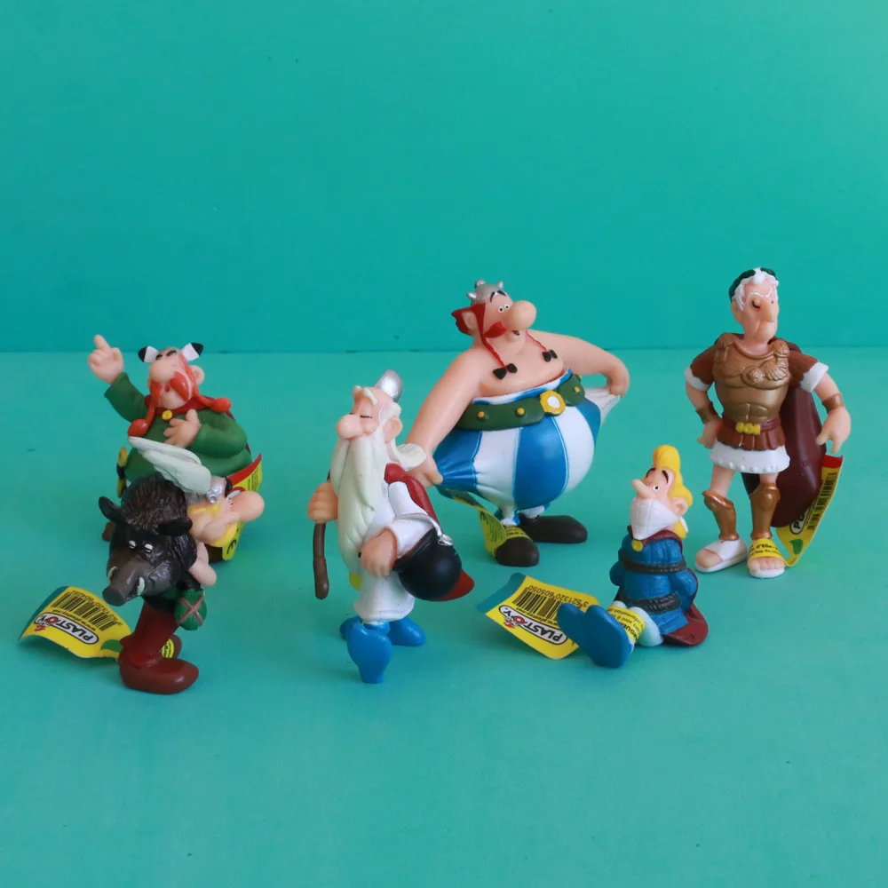 Figuras de acción de Anime The Adventures of Tintin, juguetes de PVC,  regalos para niños, lindo cómic, Milou, Dupont, 8cm, nuevo, 6 unids/set -  AliExpress