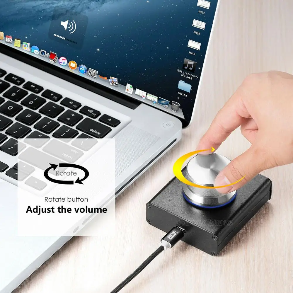 Продажа Nobsound mini USB регулятор громкости Lossless VOL регулятор громкости для планшетного ПК компьютера динамик аудио