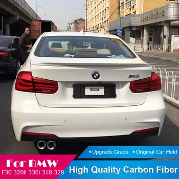

2013 to 2020 For BMW 3 Series F30 320li 330i 318 328 P Style Carbon Fiber Spoiler Tail Trunk Boot Wing Rear Black Spoiler
