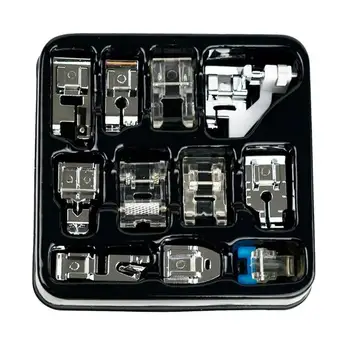 

11Pcs Multi-function Sewing Machine Presser Foot Feet Sets Domestic Household sewing accessories seam needlework sewing supplies