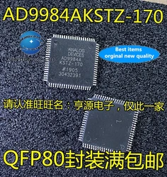 2PCS AD9984A QFP80 AD9984AKSTZ-170 integrated circuit IC/audio IC in stock 100% new and original