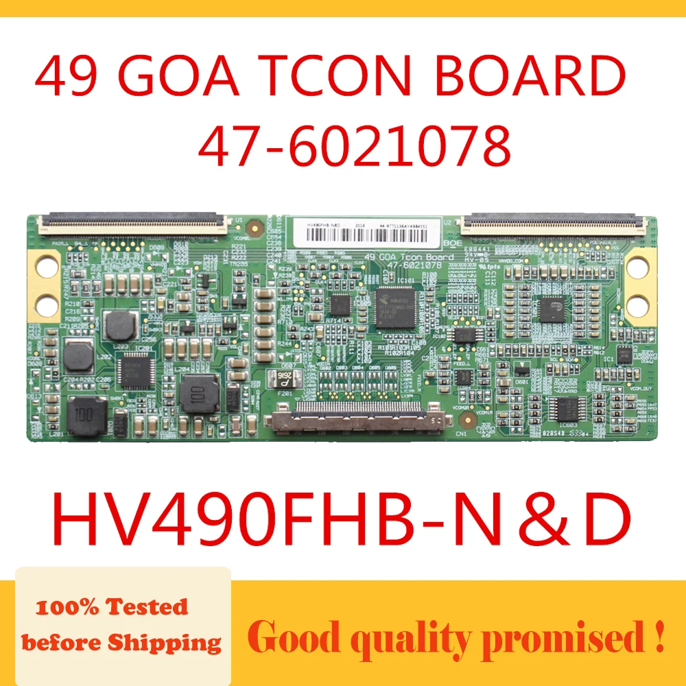 Tcon Board 49 GOA TCON BOARD 47 6021078 HV490FHB N & D Logic для LG 49LH590V ZD SMART TV оригинальная печатная плата|Печатные платы| |