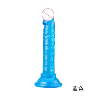 Translucent Soft Jelly Big Dildo Realistic Fake Dick Penis Butt Plug Sex Toys for Woman Men Vagina Anal Massage Dildo Sex Toys 4