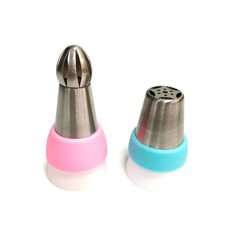 Hot Russian Icing Piping Nozzles Tips Cream Pastry Bag Tricolor Monochrome Converter Cake Decorating Tools Baking accessories03