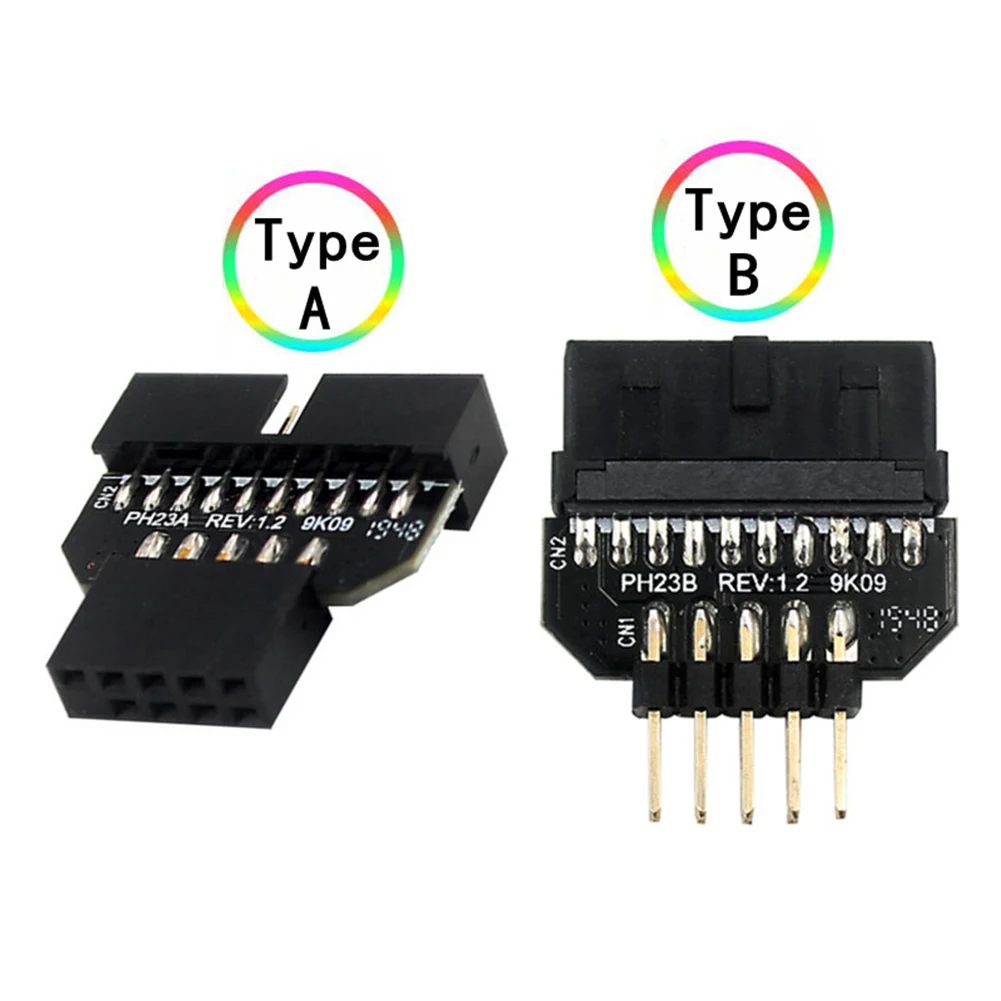 Motherboard USB 2.0 to USB 3.0 Front Panel Plug-in Connector - 19/20pin to 9pin Conversion Adapter Description Image.This Product Can Be Found With The Tag Names USB 30 20Pin to USB 20 9Pin AdapterUSB 30 20Pin Male to USB 20 9Pin Female AdapterUSB 30 20Pin to USB 20 9Pin ConverterMotherboard Front Panel AdapterUSB 30 20Pin Female to USB 20 9Pin Male Adapter