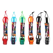 6/8/10/12 Outdoor Foot Straight Surf Rope Advanced SUP Surf Leg Rope With Ankle Sleeve Suitable For All Types OF Surfboards