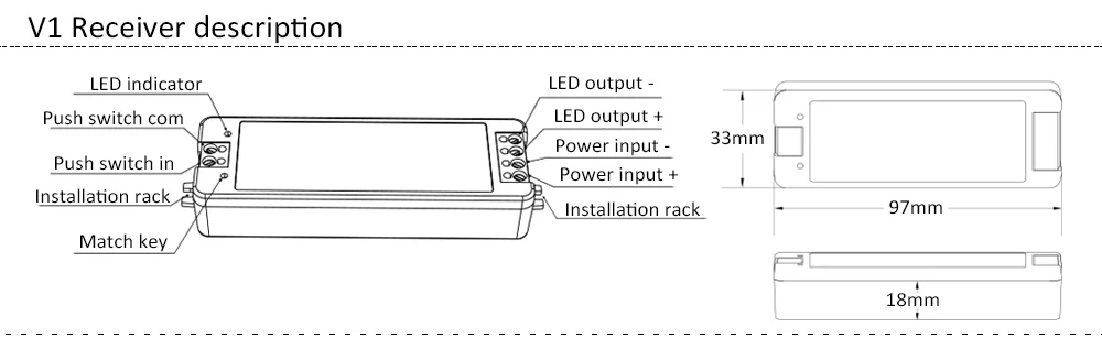 painel rotativo de mesa com controle remoto rf regulador de intensidade de luz