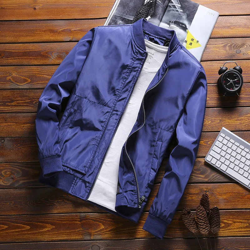 

-MEN'S Outerwear Jacket 2019 Spring And Autumn New Style Korean-style Slim Fit Trend Quality Men'S Wear