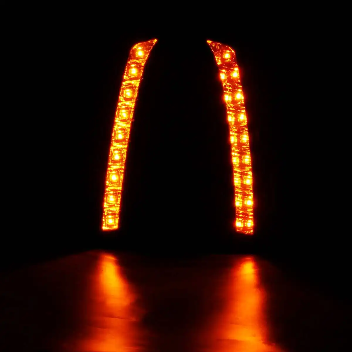  Car Led Drl For Subaru Forester 2013-2016 Daytime Running Light Turn Signal Front Bumper Driving Fo - 4000040414441