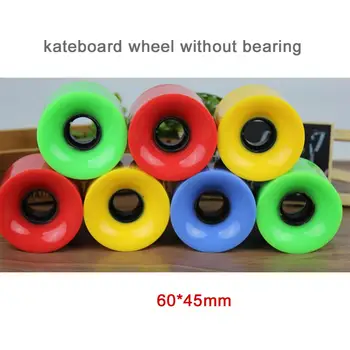 

4pcs/set Cruiser Skateboard Wheels Blank Pro 60X45 mm Longboard Wheel fit 22 Inch Plastic Backpack Skate Board Smooth Riding