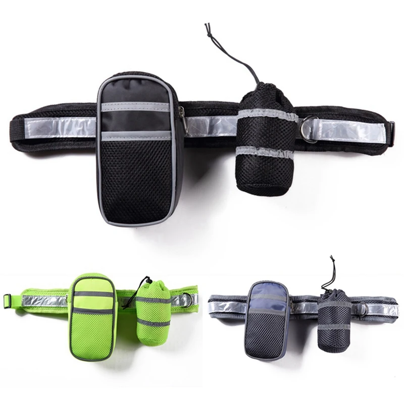 Поводок для собак, кошек, Hands Free, набор для бега, мягкий поясной ремень, Светоотражающая полоса, эластичный поводок для прогулок, тренировок