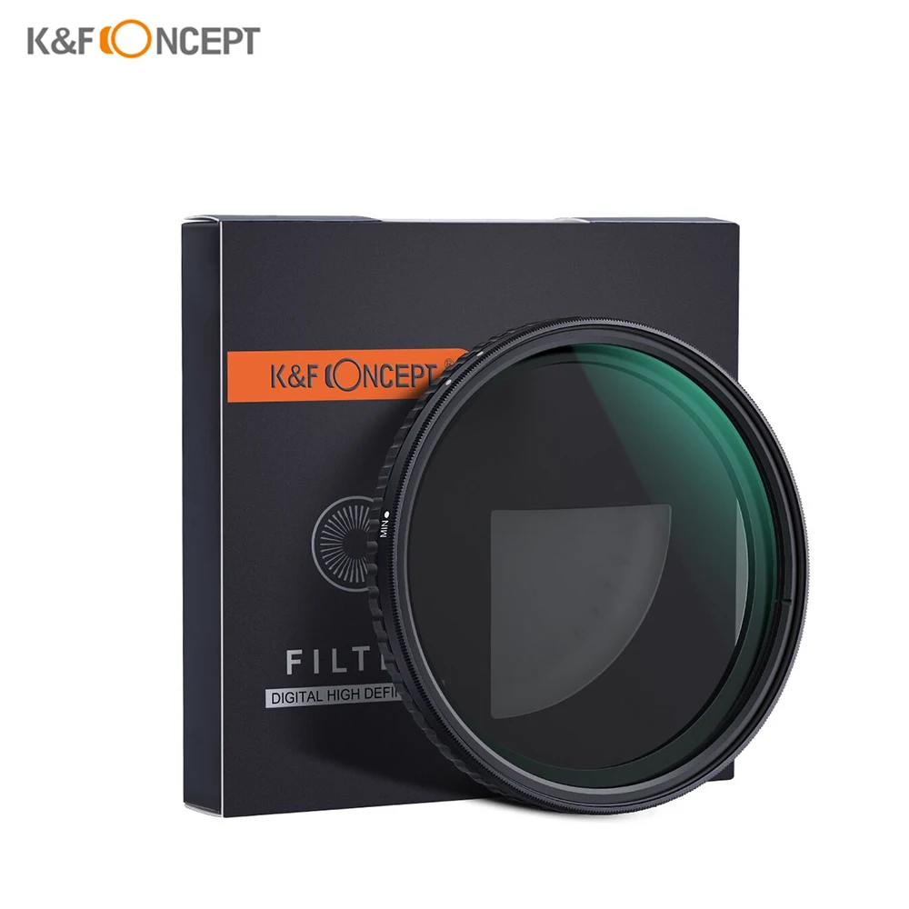K &amp F CONCEPT Fader 5-Stop регулируемый поляризационный фильтр для объектива 2-в-1 с