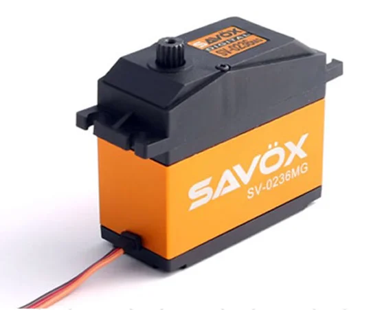 Цифровой сервопривод SAVOX 0236MG высокого напряжения из титанового сплава с высоким крутящим моментом