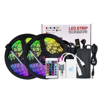 

5050 RGB LED Light With Seven Color Intelligent WiFi Waterproof Light Strip Mobile Phone App Voice Control Package