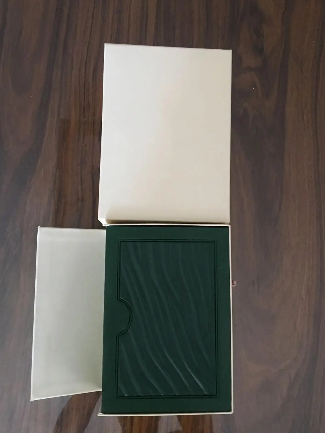 

Luxury Watch Outer Packaging Box Solid Wood Material Box Leather Material Set Box